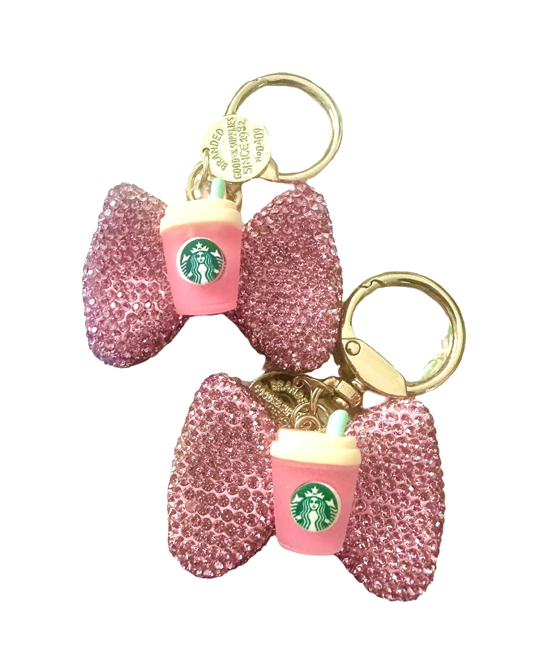 Pink Drink Bag Charm (one)