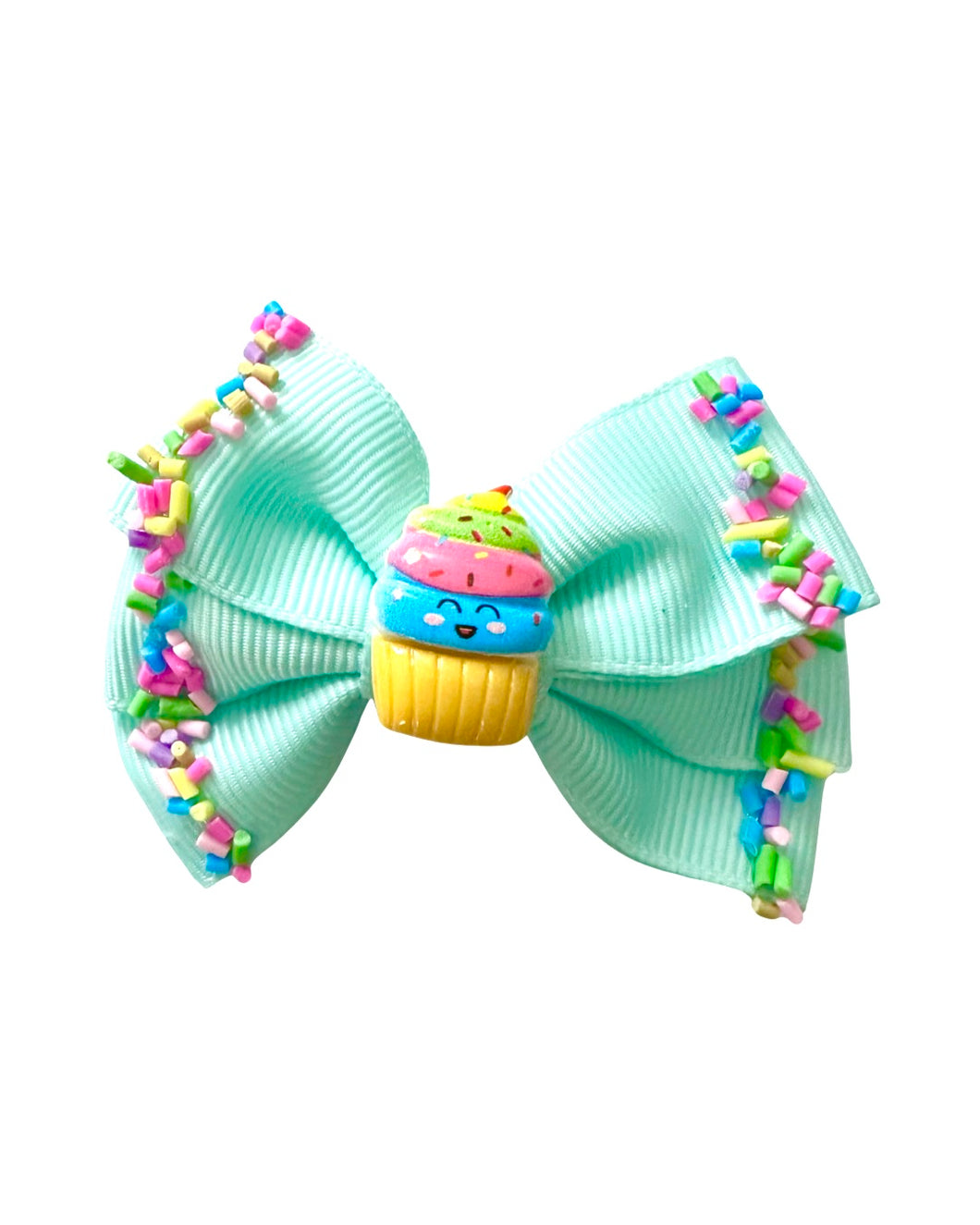 Cupcake & Sprinkles Bow