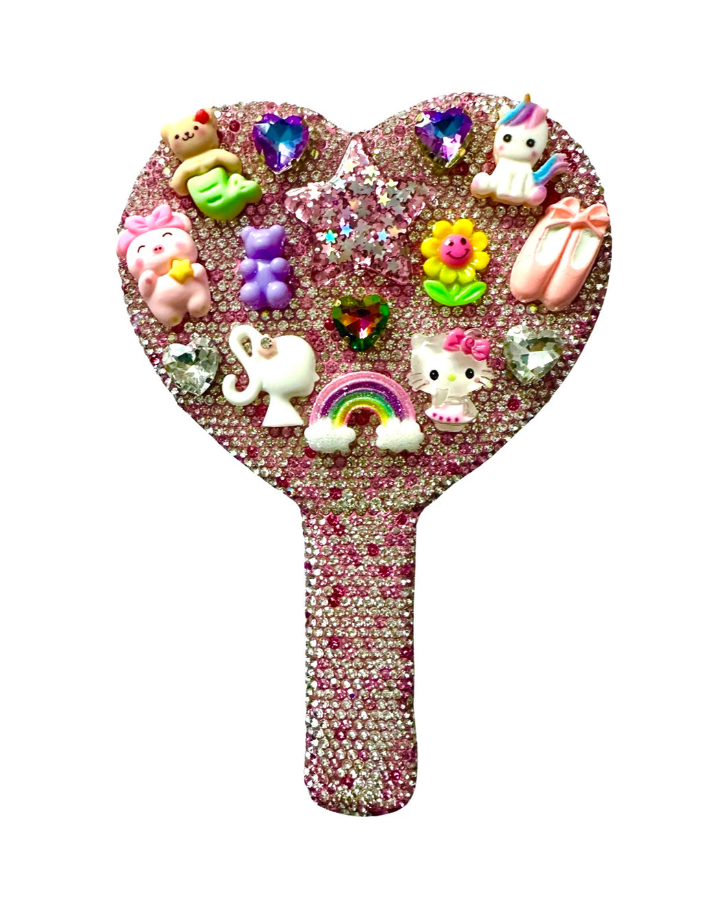 One of a kind Jeweled Mirror