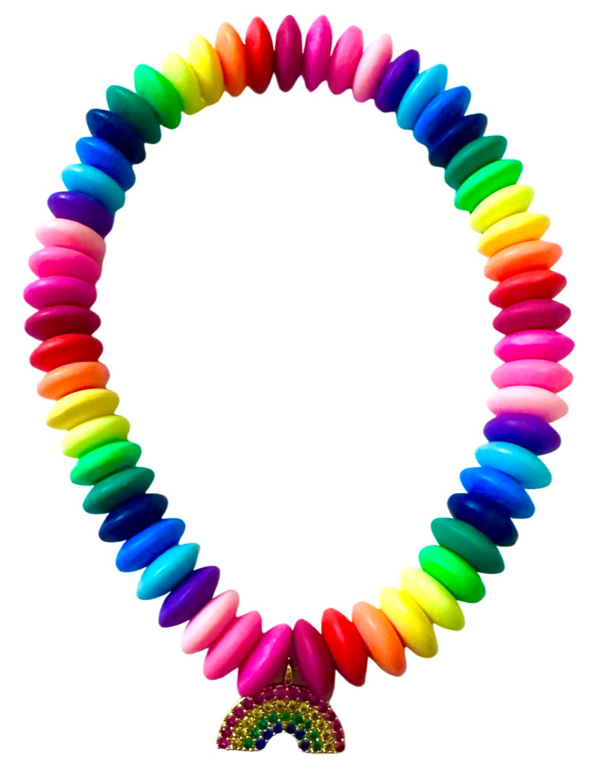 Candy Bracelet: Pave Rainbow