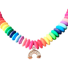 Load image into Gallery viewer, Candy Necklace: Silver Rainbow
