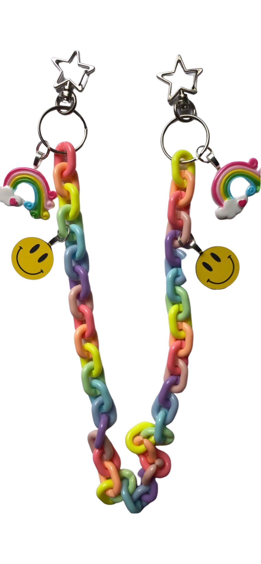 Smiley Rainbow Masklette