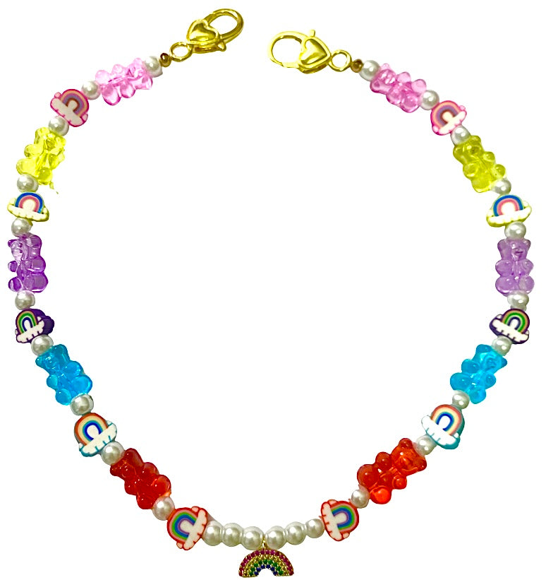 Rainbows & Gummies Charm Necklace