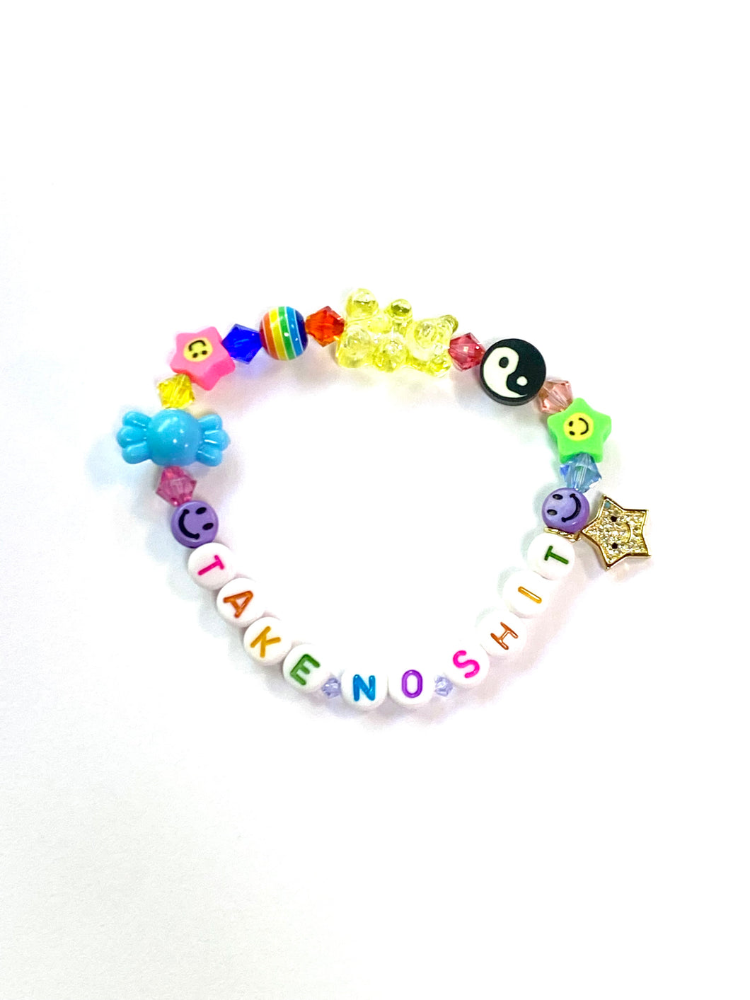 Take No Sh*t Charm Bracelet