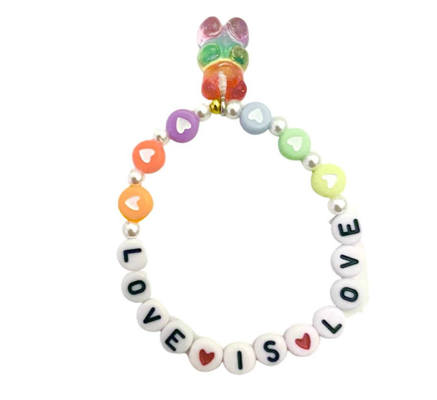 Love is Love Gummy Bracelet