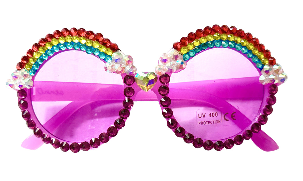 Magenta Crystal Rainbow Sunnies