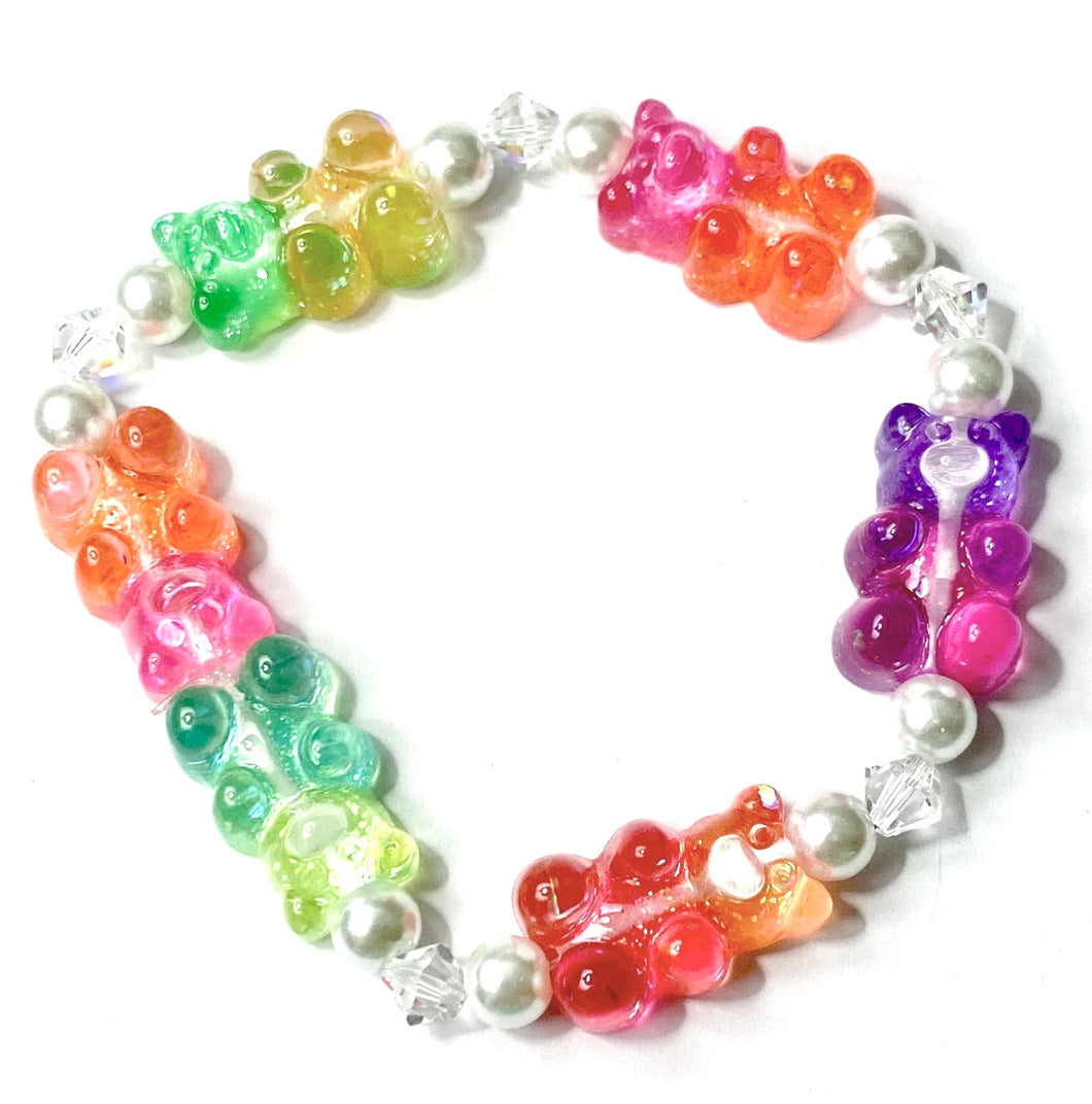 Neon Gummy Bear Bracelet