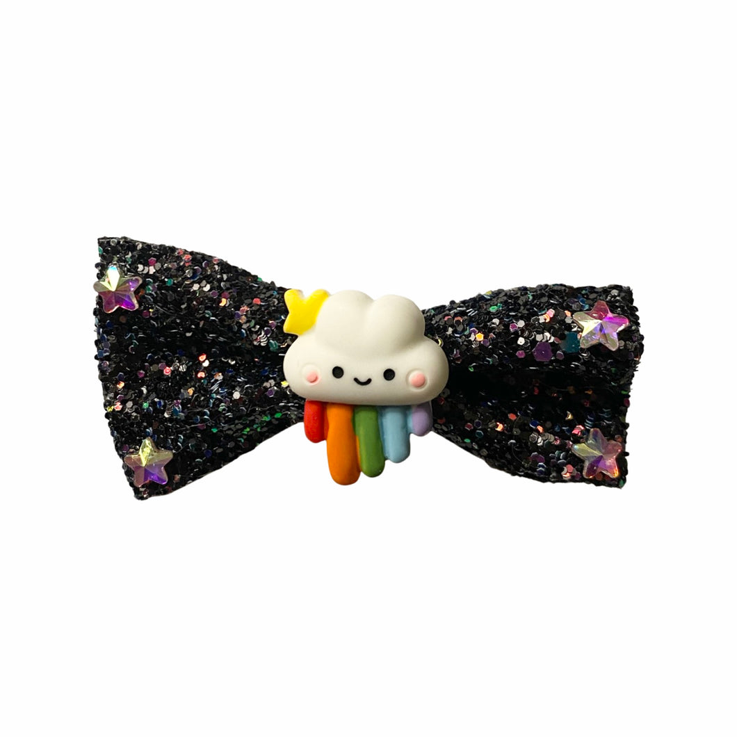 Rainbow Cloud Cliplette, 3 inches