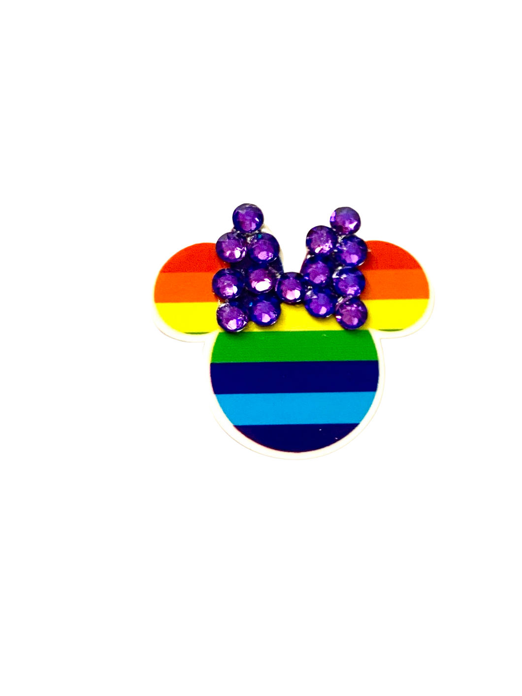 Rainbow Mouse Retro Pin