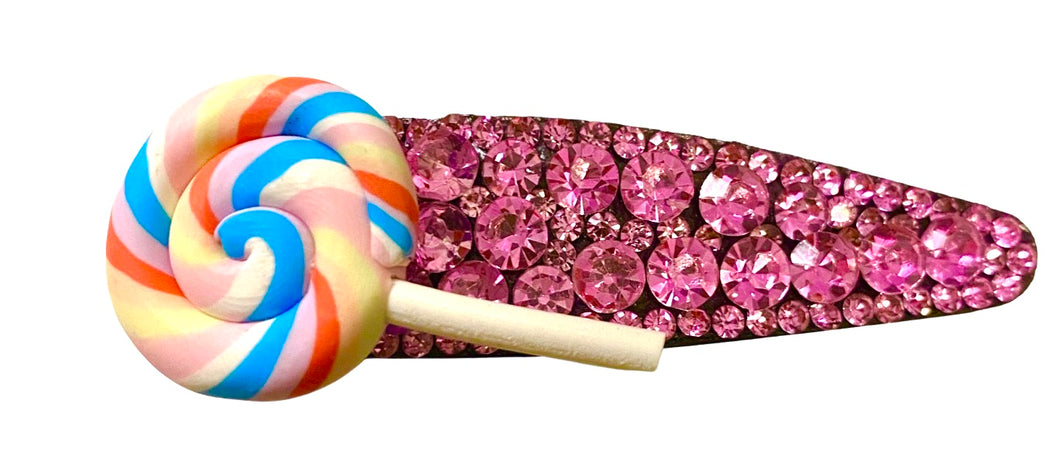 Rhinestone Pastel Lolli Cliplette