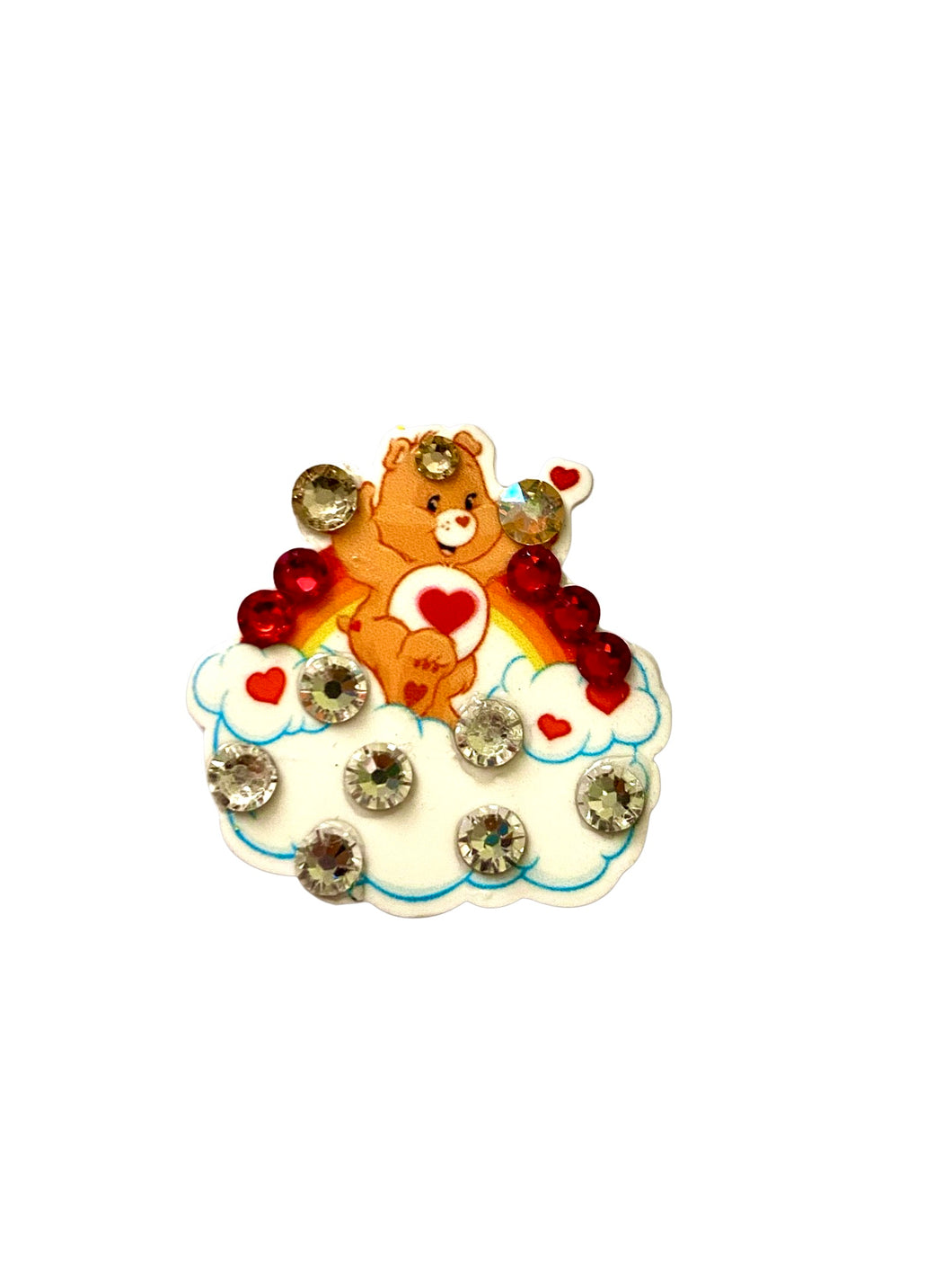 Rainbow Bear Retro Pin