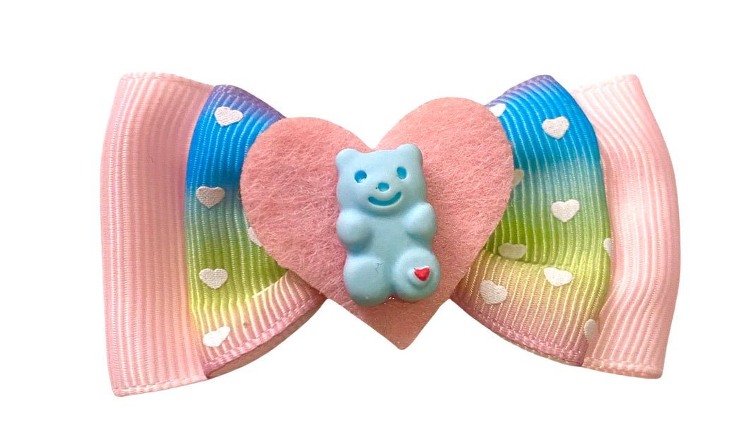 Baby Blue Gummy Heart RainBOW