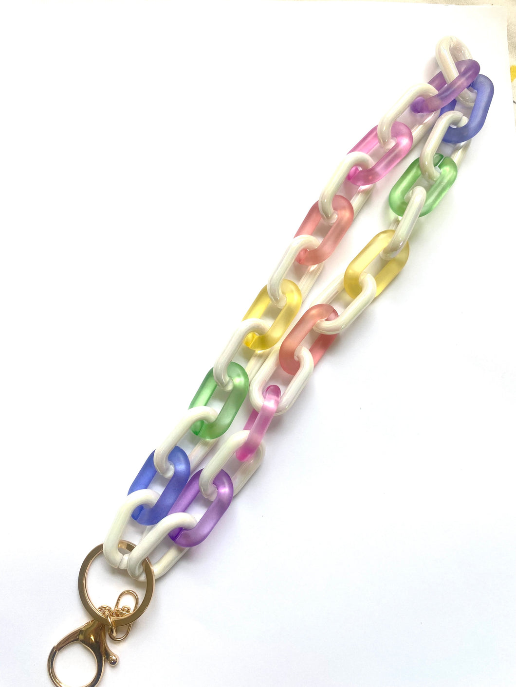 Royal Rainbow Pearl Pouchlette (lobster clasp)