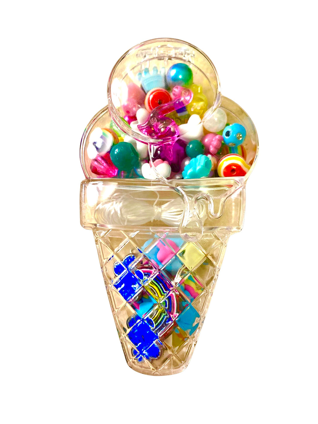 Clear Ice Cream Mini Bead Kit
