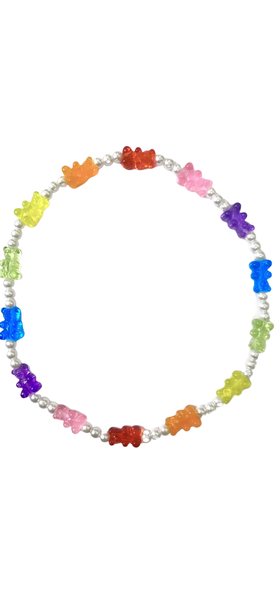 Rainbow Gummy Bear Necklace