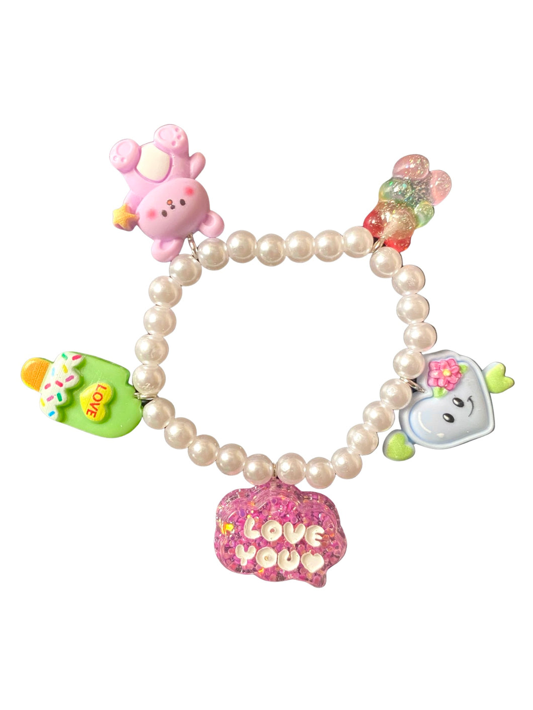 Pearl Charm Bracelet