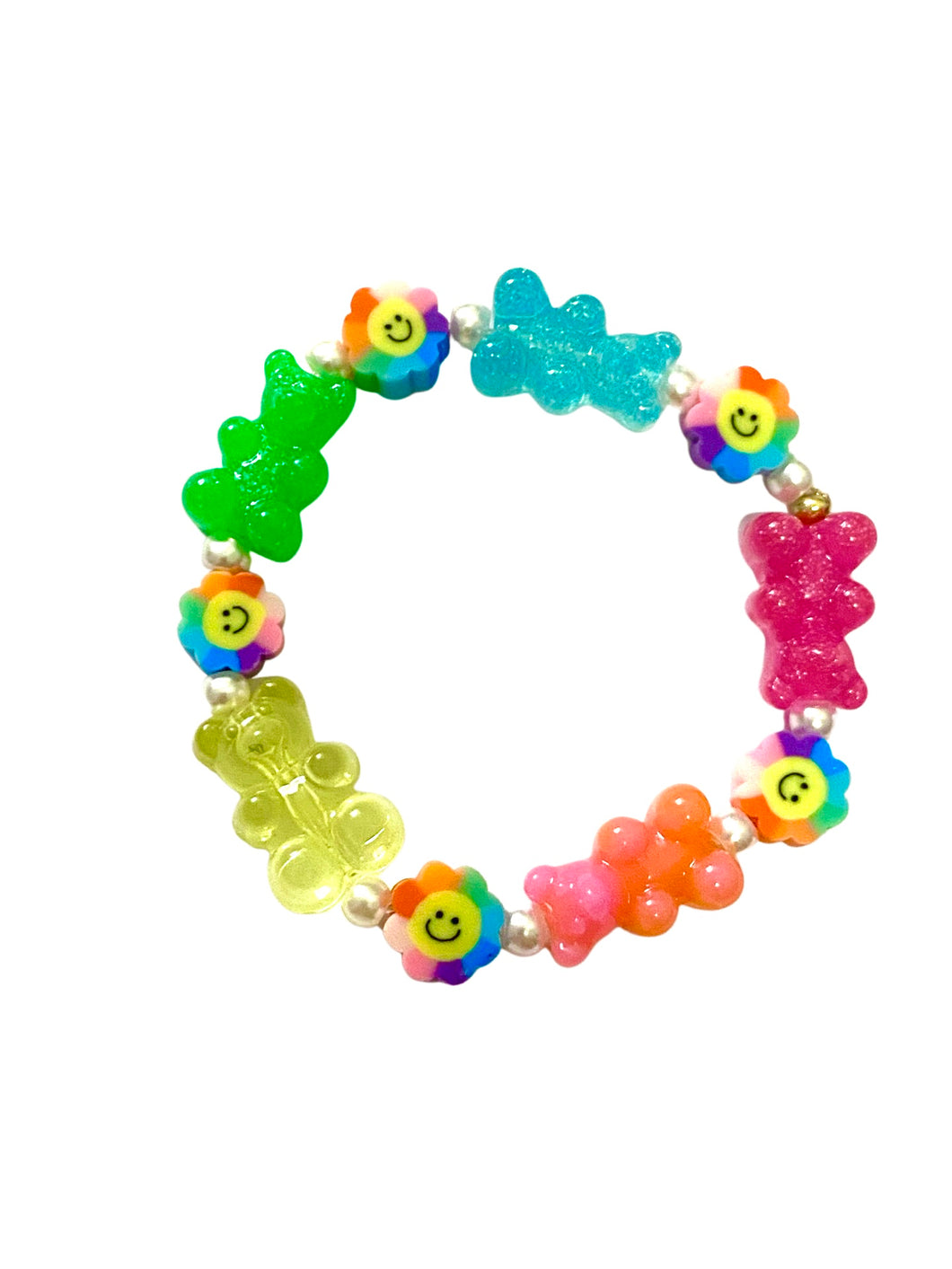 Neon Gummy & Smiles Bracelet