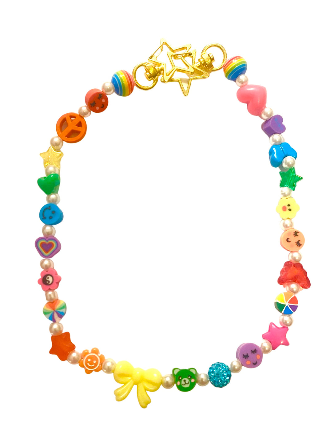 Rainbow Star Clasp Chain