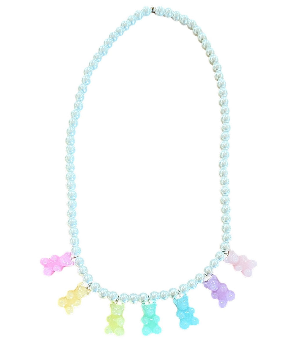 Pastel Gummy Statement Necklace